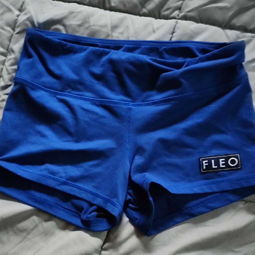 Fleo Vibrant Blue Athletic Shorts